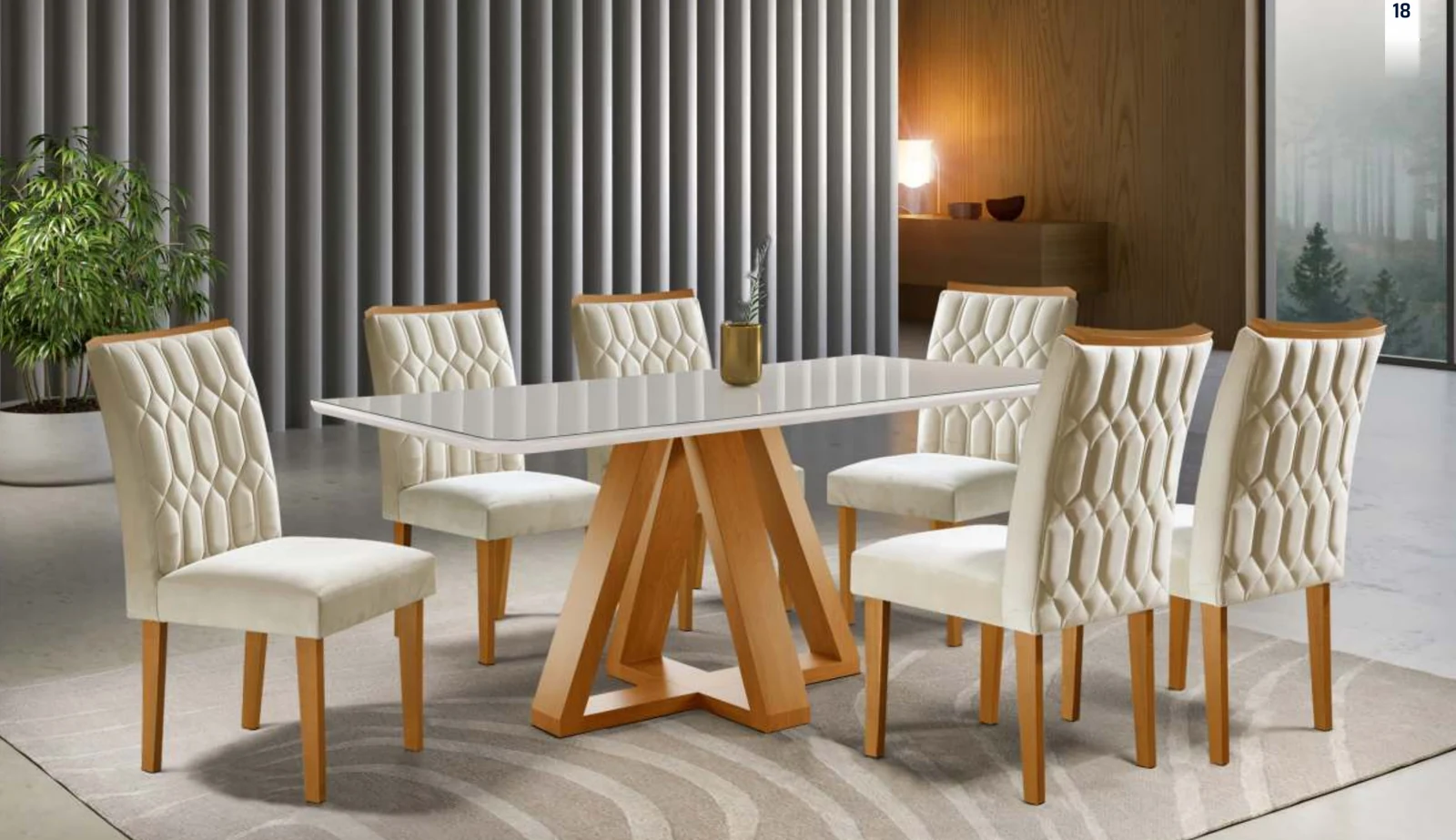 Sala de jantar Madri · 1,70 × 0,90 m / Jade