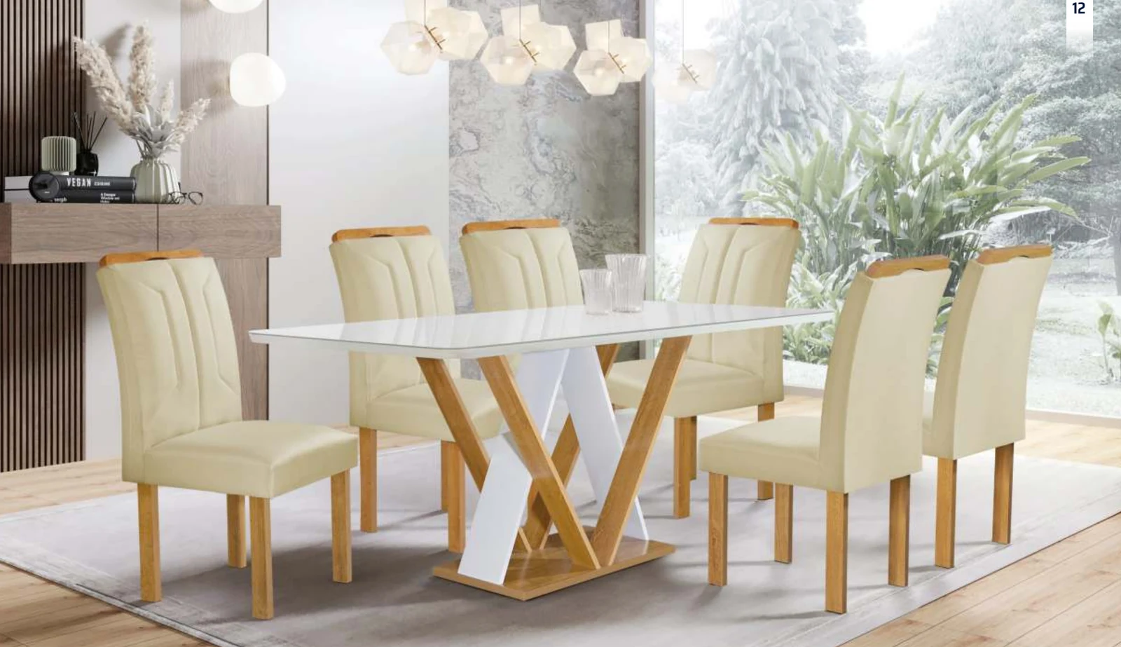 Sala de jantar Dallas · 1,60 × 0,80 m / Dallas