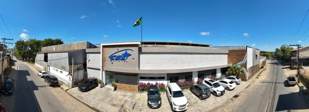 Fachada da fábrica CEL Móveis em Visconde do Rio Branco
